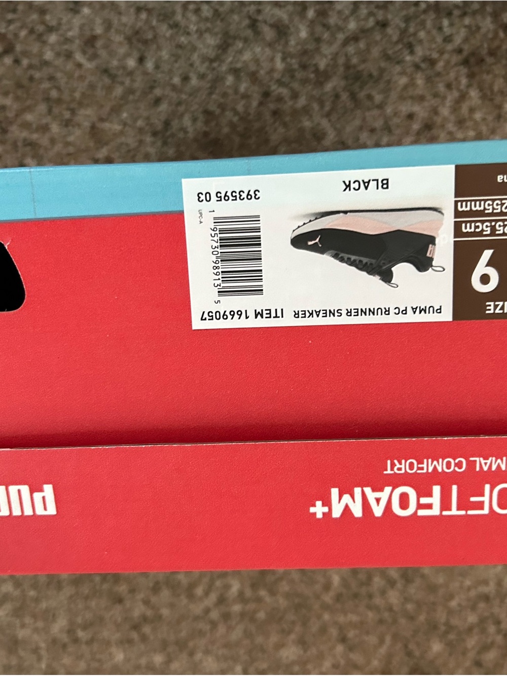NWT - Puma Women's Black & Light Pink Athletic Sneakers - Picture 8 of 10